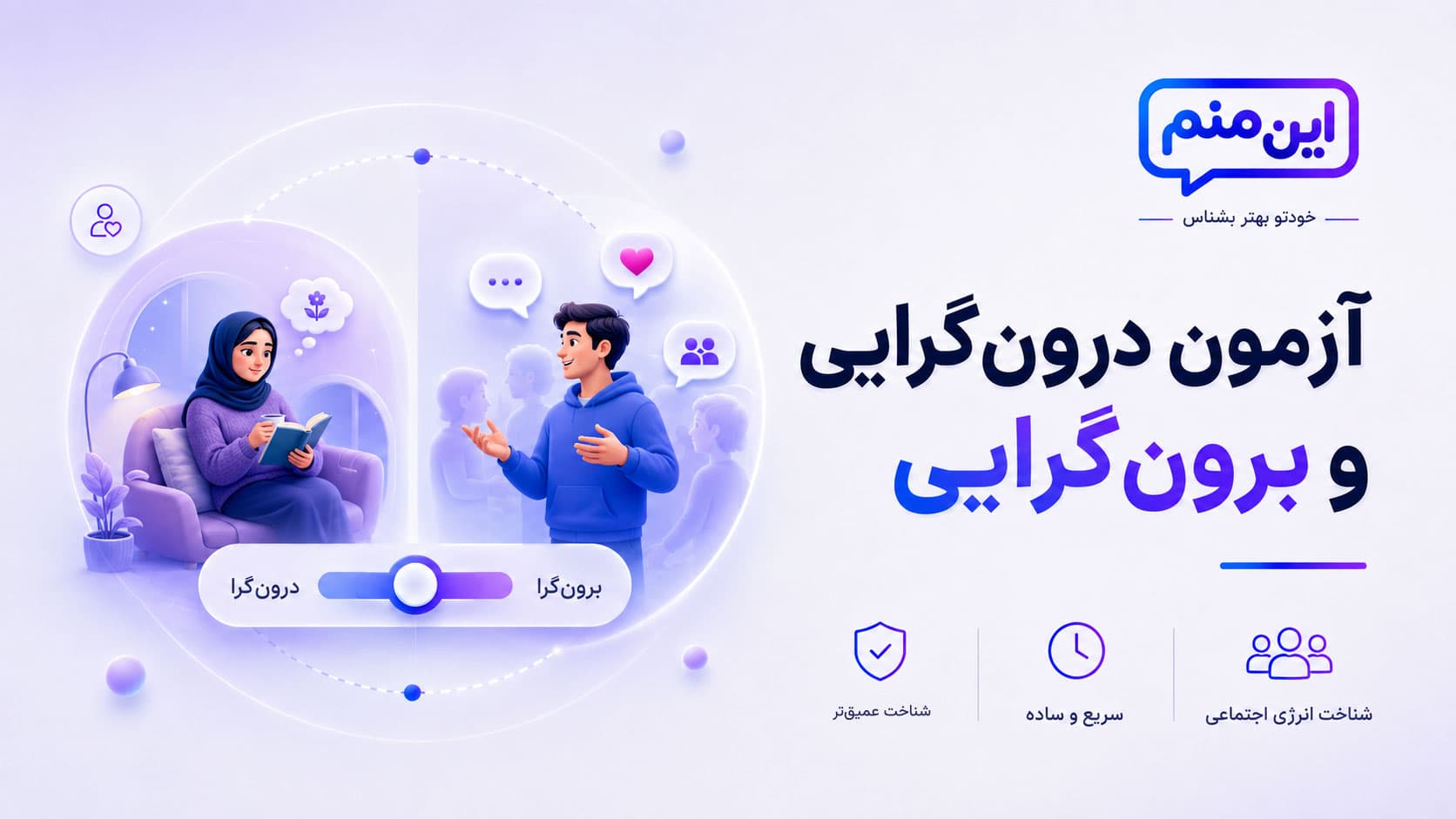 تصویر کاور آزمون درون‌گرایی و برون‌گرایی